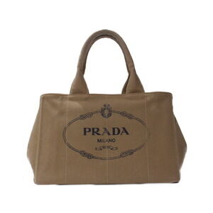 PRADA Canapa Canvas Tabacco Beige Tan Handbag Mothers Bag classic